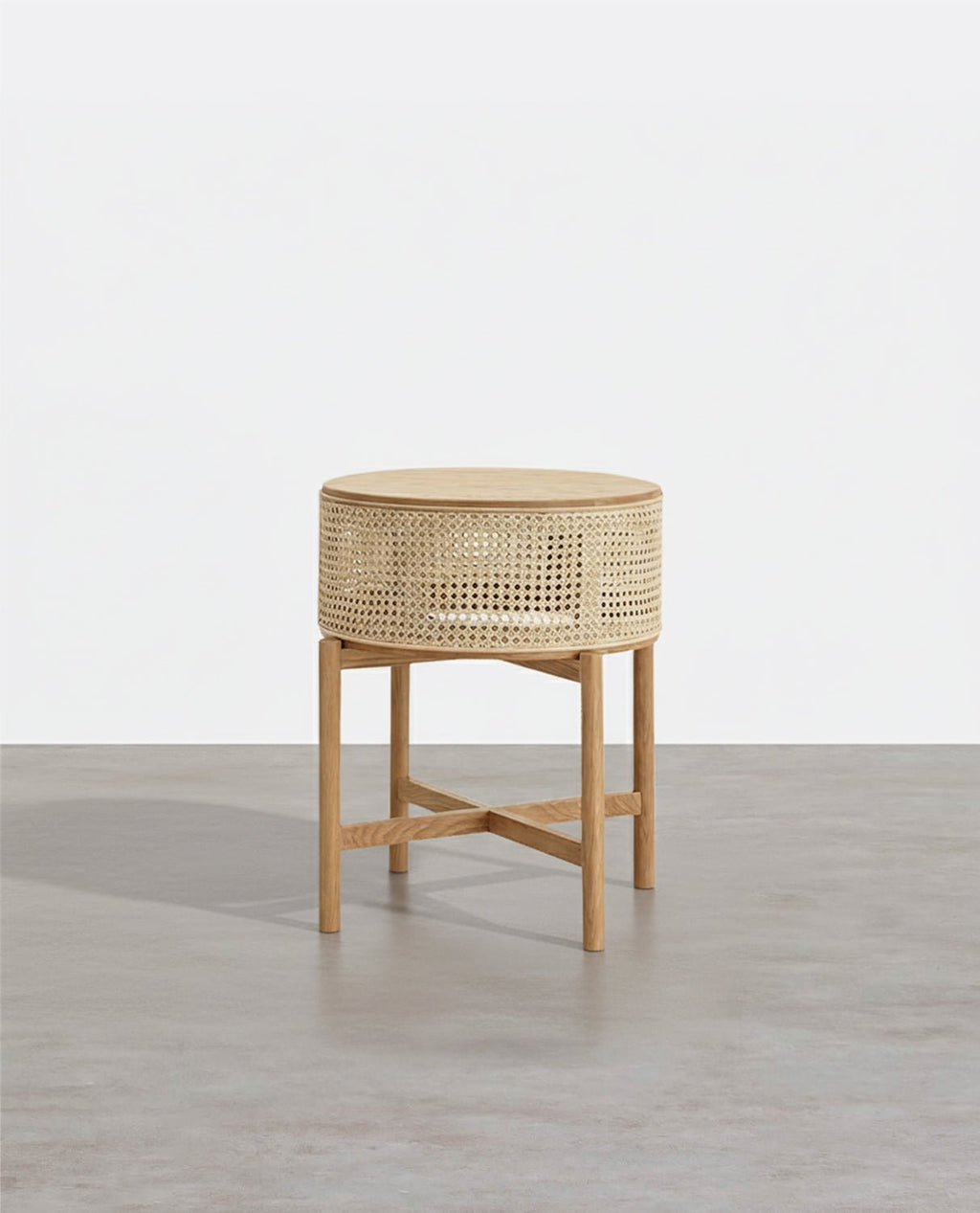 Bowden Rattan Side Table - Miola