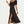 Load image into Gallery viewer, Puff Sleeve Heart Neckline Midi Dress In Black
