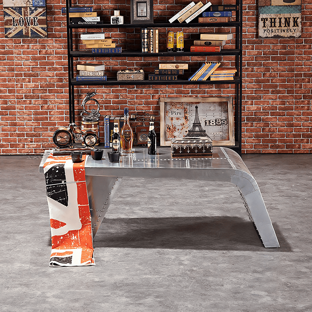 Aviator Coffee Table, Aluminium - Miola