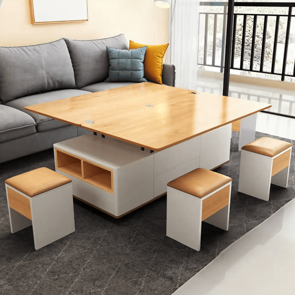 Ruby Lift Top Coffee Table, Multi - Functional Foldable Coffee Table - Miola