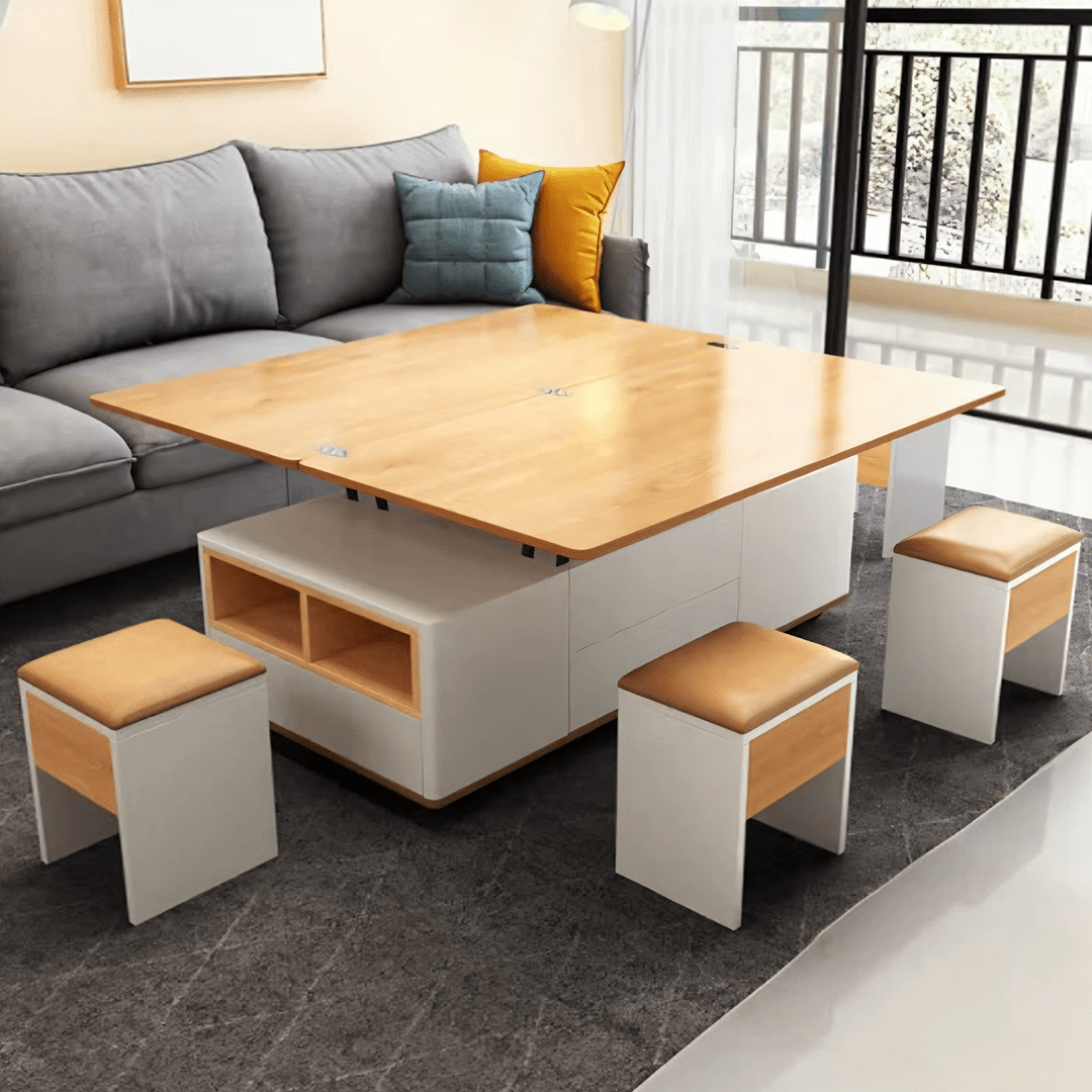 Ruby Lift Top Coffee Table, Multi - Functional Foldable Coffee Table - Miola