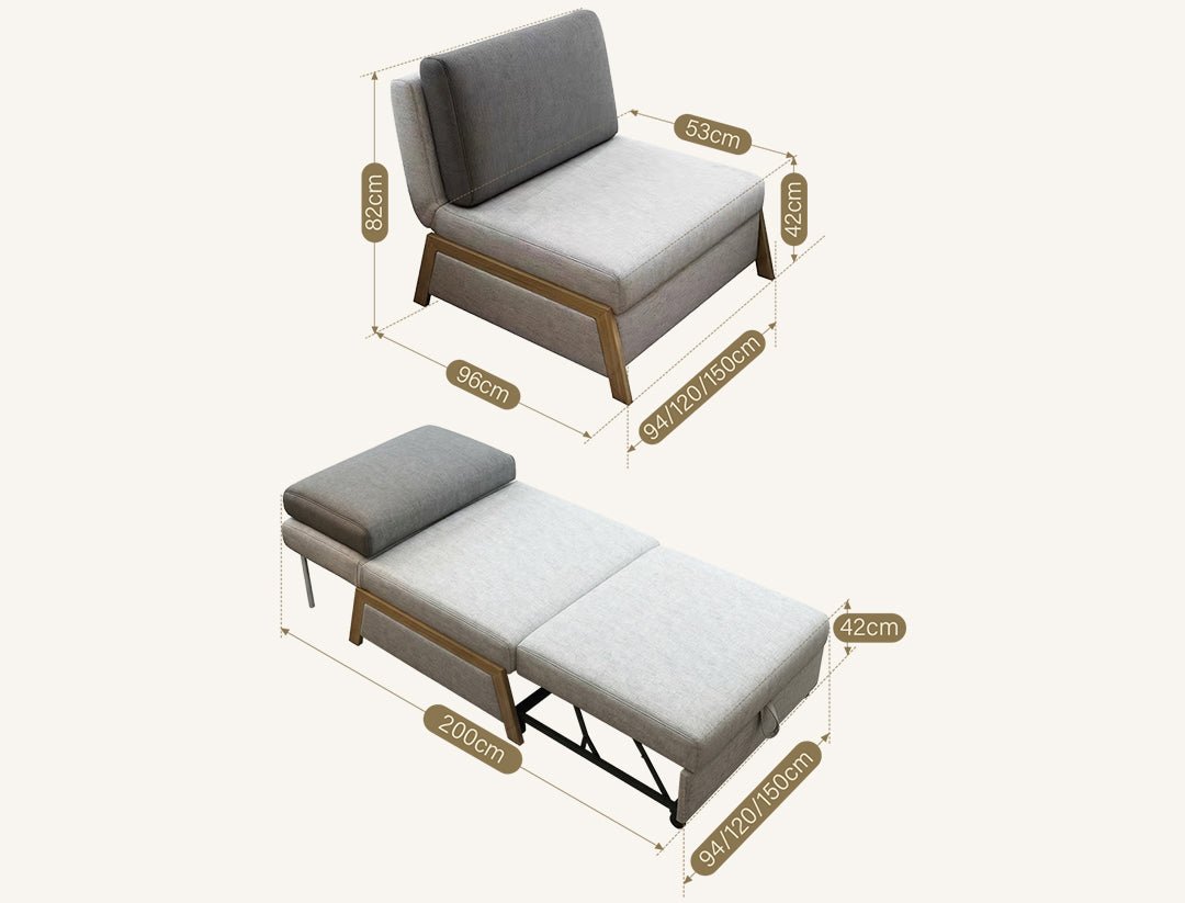 Nora Sofa Bed, Single Sofa Bed - Miola