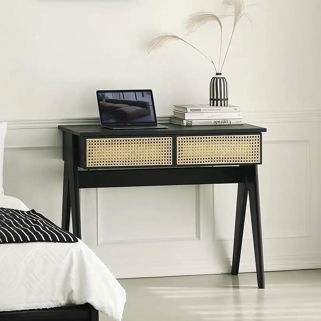 Lambeth Office Desk, Black - Miola