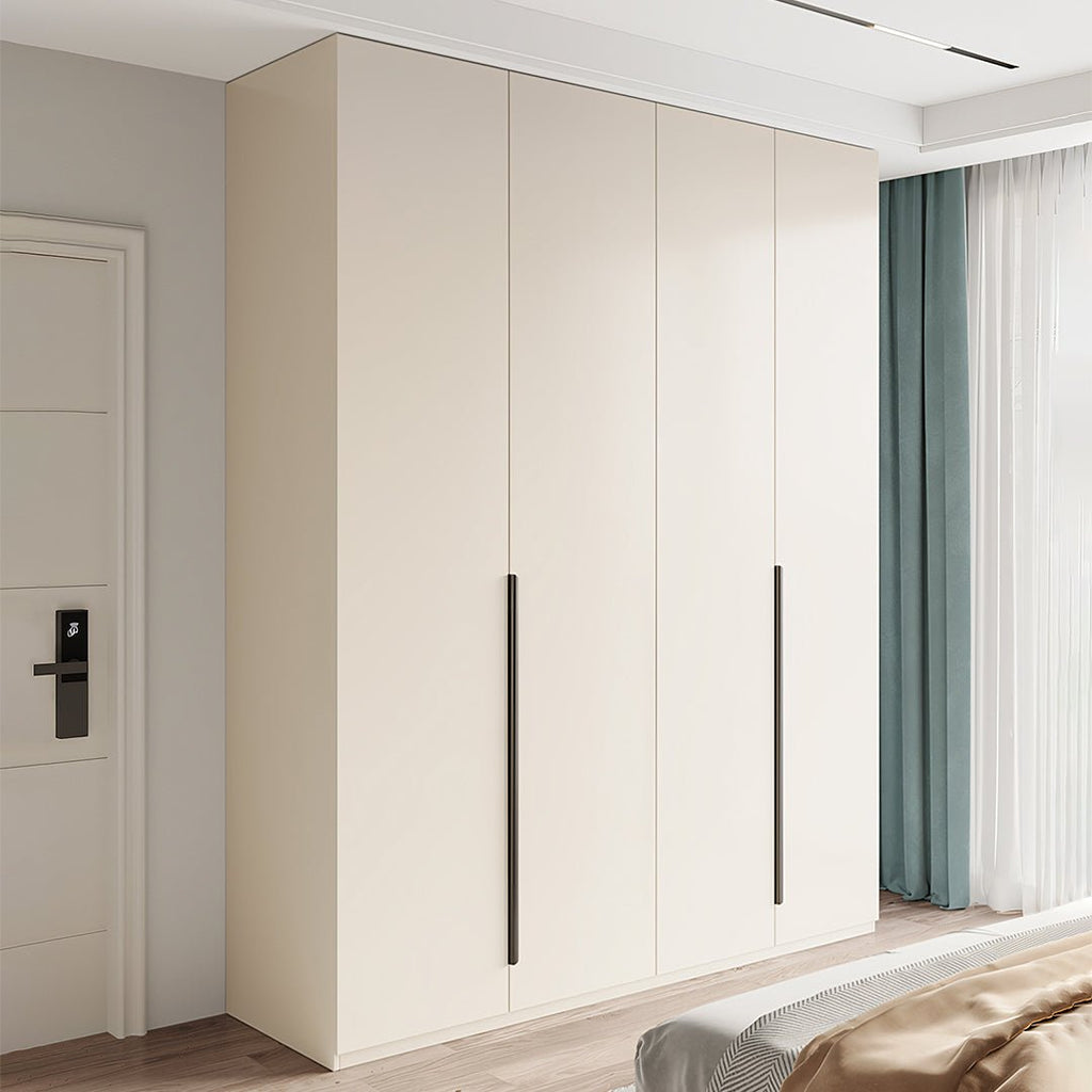 Petrov Wooden Wardrobe, Cream - Miola