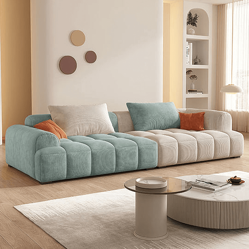 Arabella Module Sofa, Two Seater Sofa, Three Seater Sofa, Four Seater, Corduroy Fabric - Miola