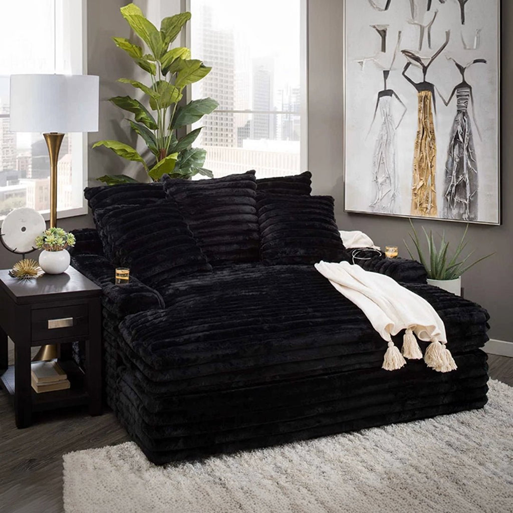 Echeverría Bean Bag Sofa, Day Bed Chaise, Armchair, Corduroy - Miola