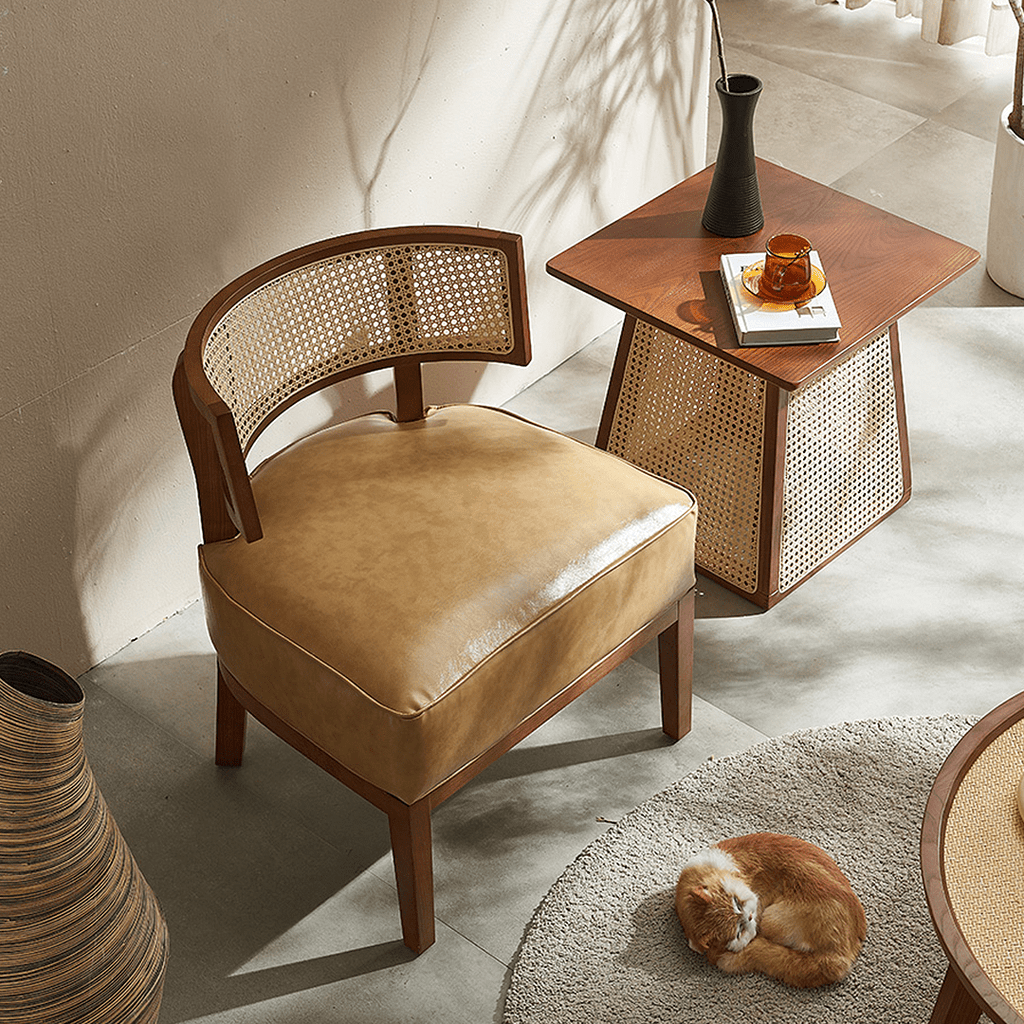 Alexa Rattan Lounge Chair, Armchair - Miola