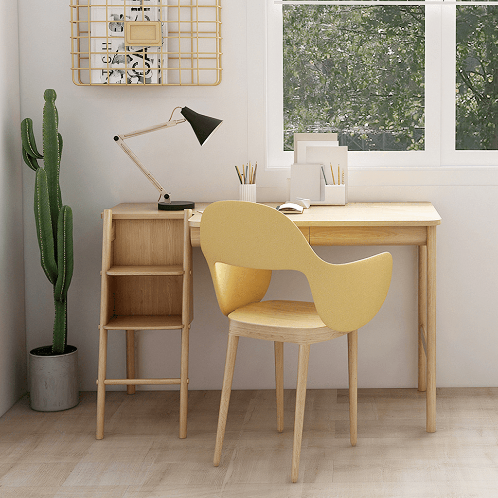 Sadie Office Desk, Ash - Miola