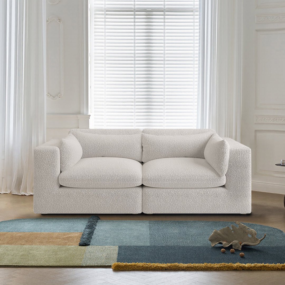 Makhmudov Loveseat Sofa, Two Seater Sofa, Velvet - Miola