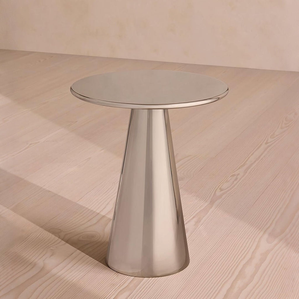 Abarca Side Table, Stainless Steel - Miola