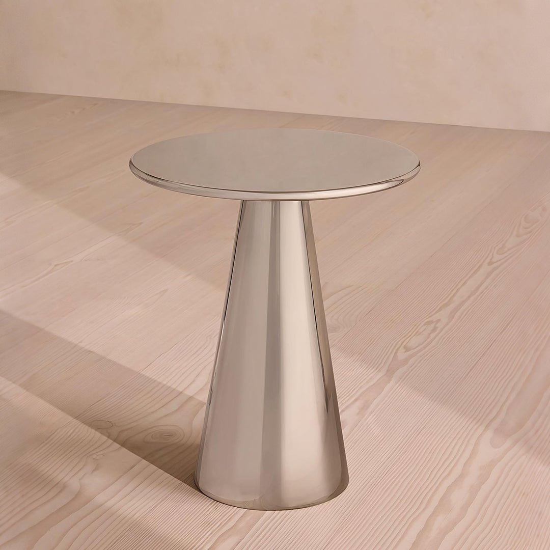 Abarca Side Table, Stainless Steel - Miola