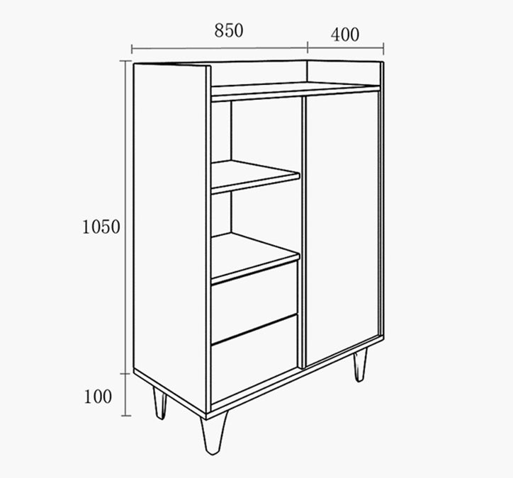 Noric Media Units, Extendable TV Stand, Coffee Table, Side Cabinet - Miola