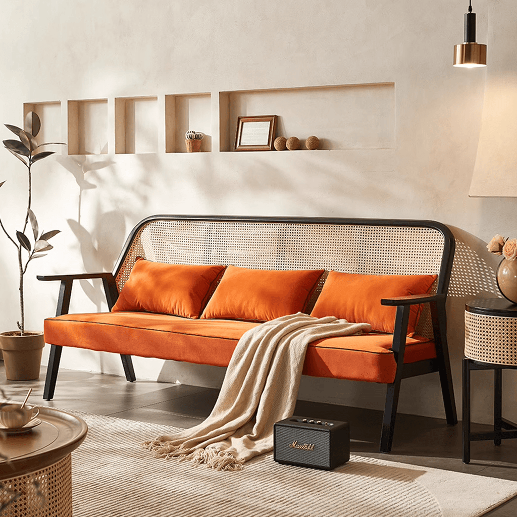 Morris Rattan Two Seater, Three Seater Sofa - Miola