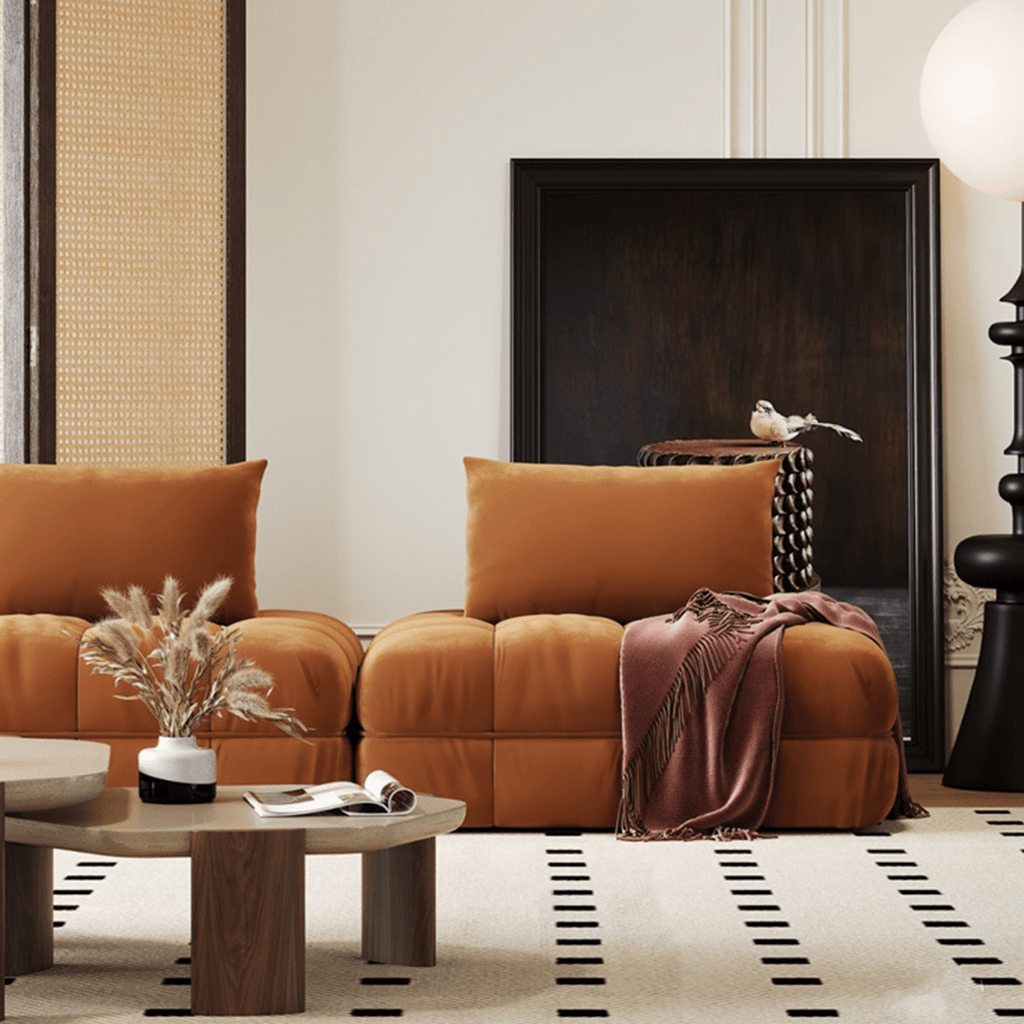 Paloma French Two Seater, Three Seater, Modular Sofa, Velvet - Miola