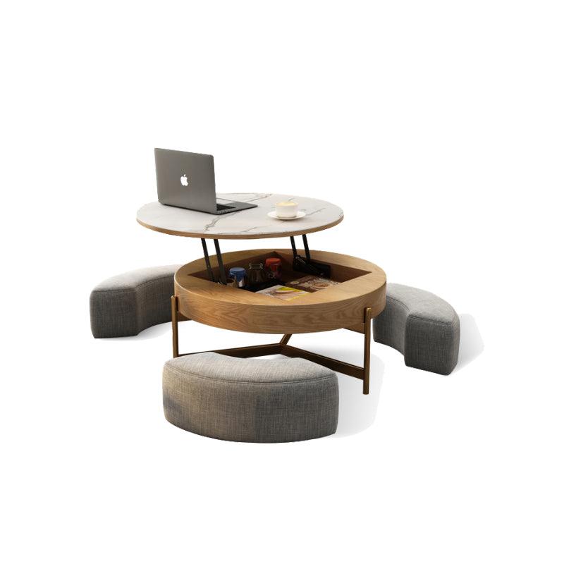 Josiah Round Lift - Top Coffee Table - Miola