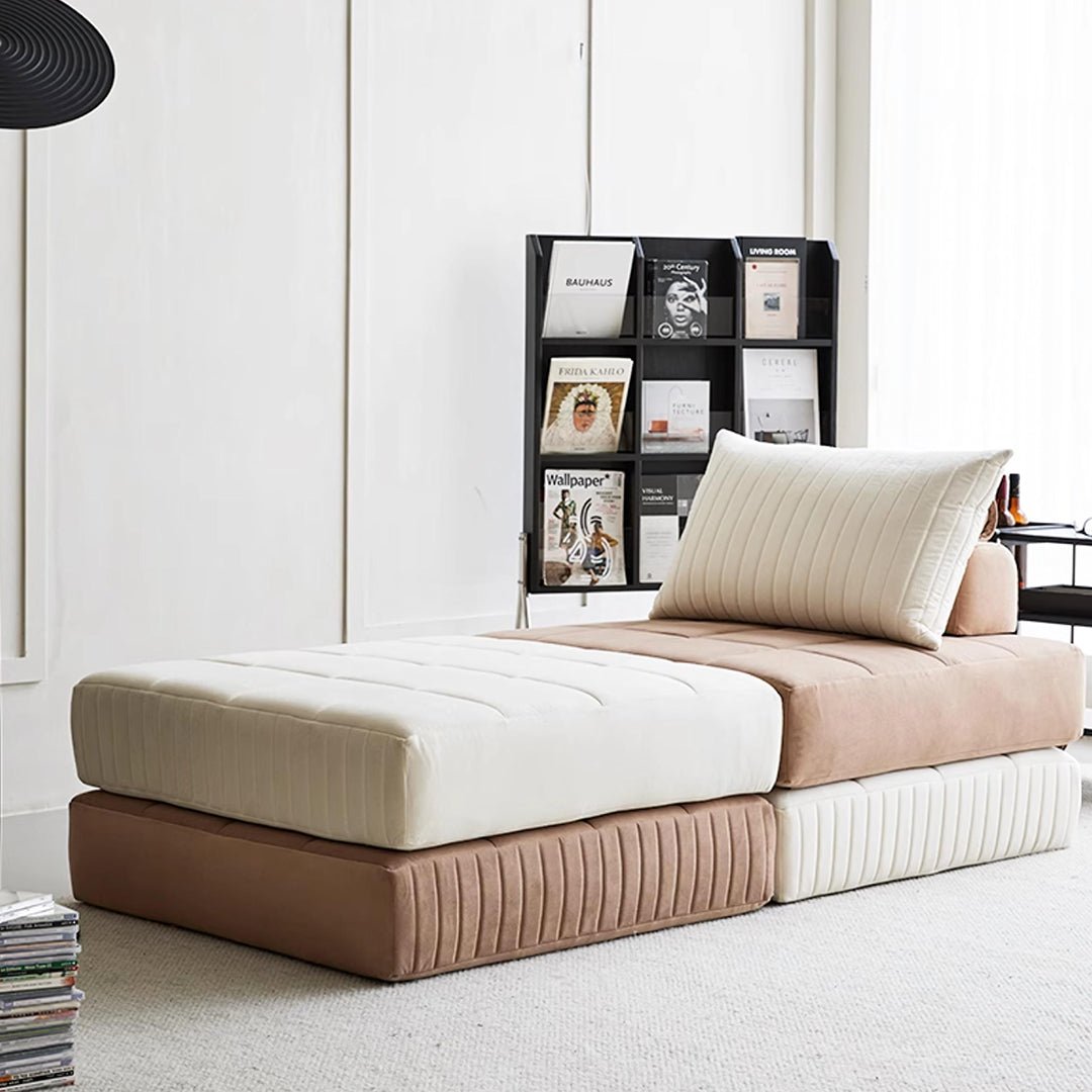 Thorne Lazy Sofa Bed, Single Sofa Bed, Leathaire - Miola
