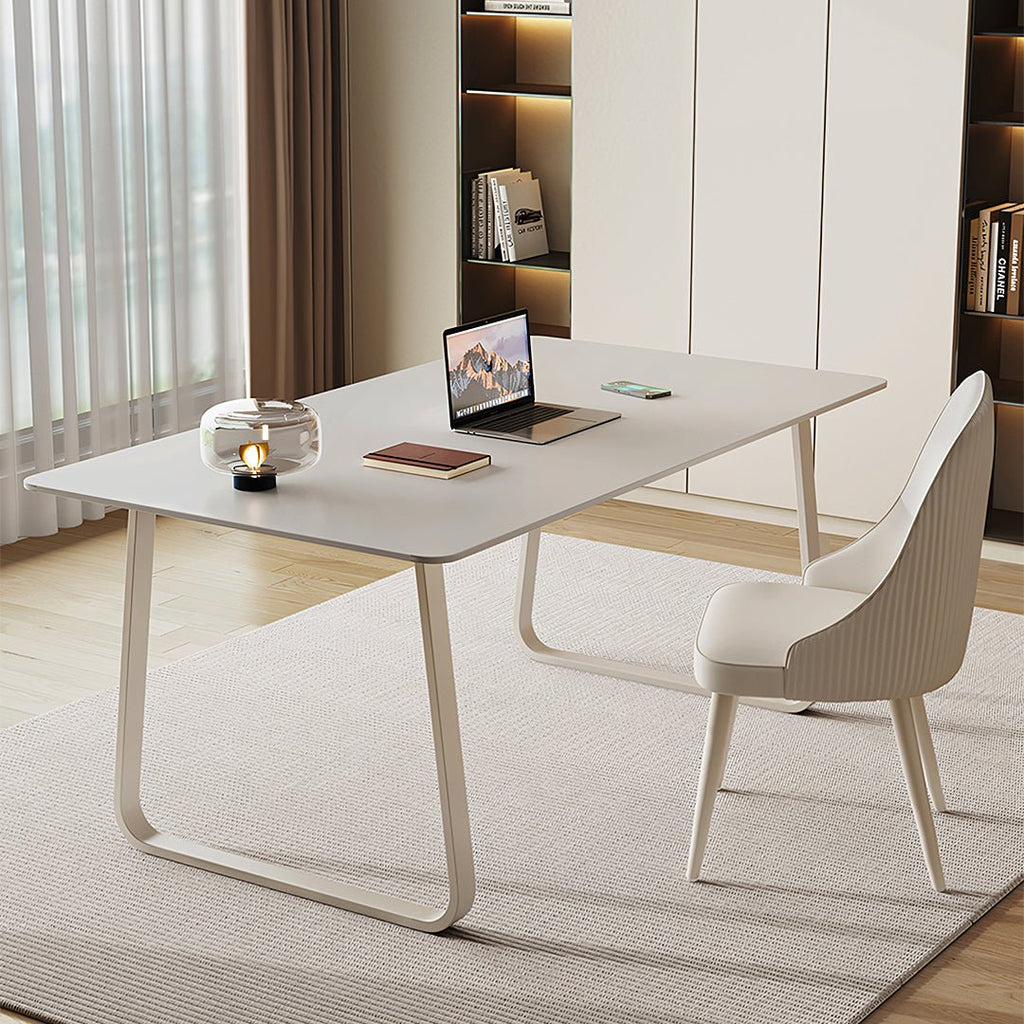 Kwame Office Desk With Office Chair, White - Miola