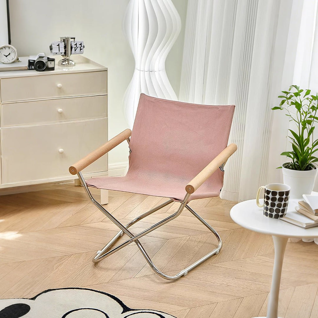 Kato Foldable Armchair, Stainless Steel - Miola