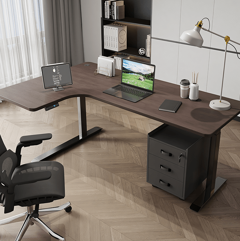 Smart Electric Standing Office Desk, Computer Corner Desk - Miola