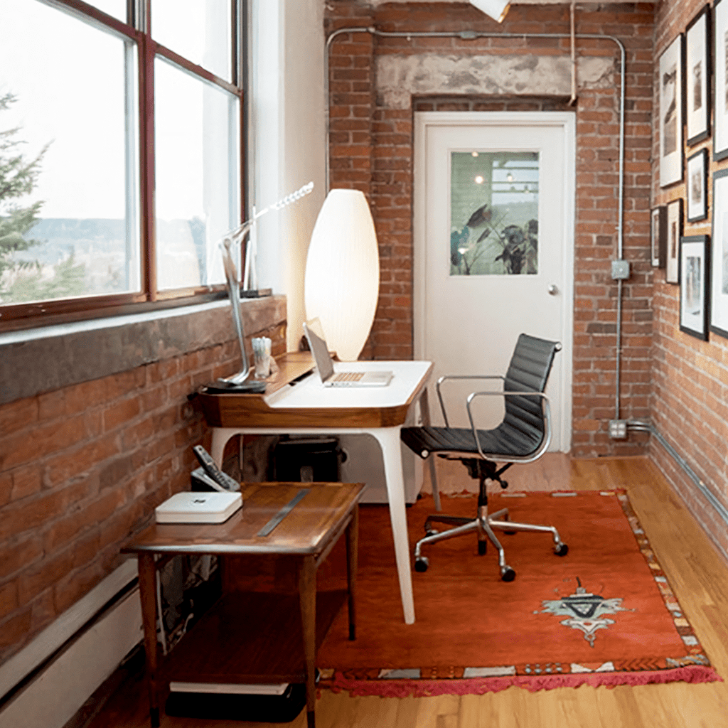 Brannan Office Desk, Wood - Miola