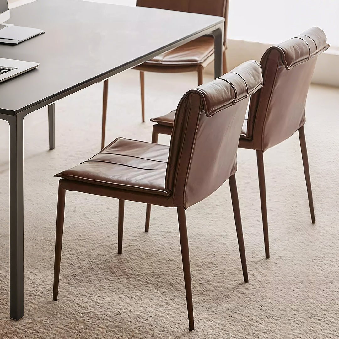 D'Amato Dining Chair, Leather - Miola
