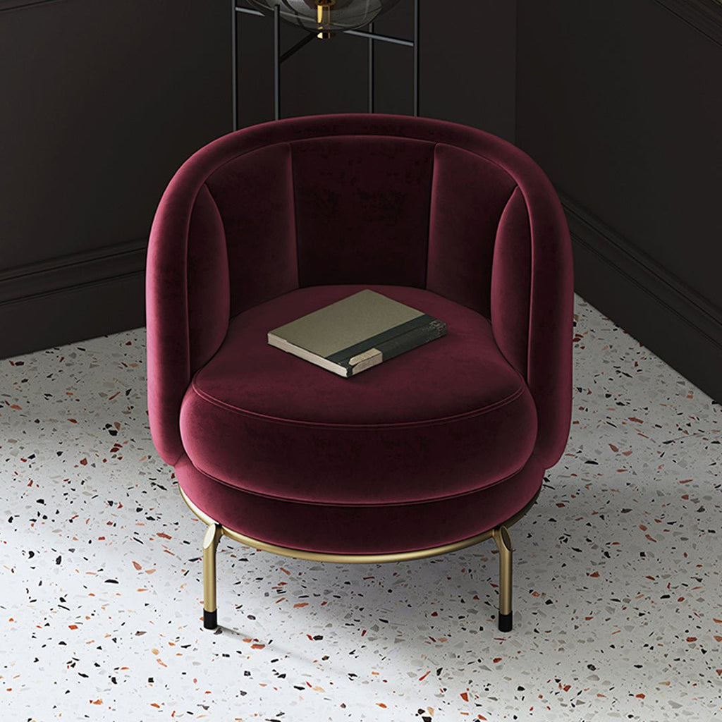 Carver Accent Lounge Chair, Purple - Miola