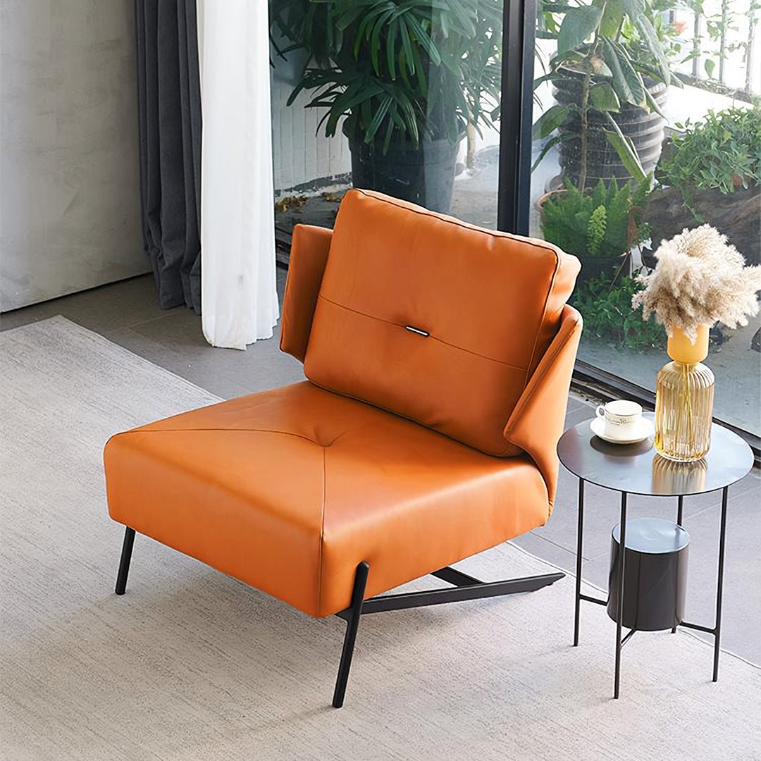 Karpov Tige Accent Leather Chair, Armchair, More Colours - Miola