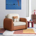 Caio Single Sofa Bed, Leathaire - Miola