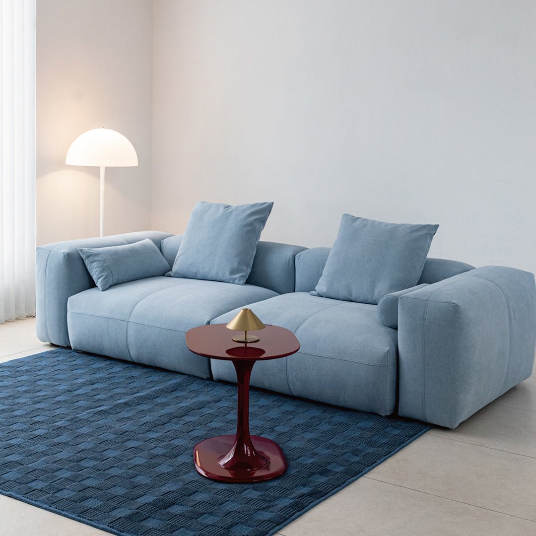 Gagnon Modular Sofa, Two Seater Sofa, Blue - Miola