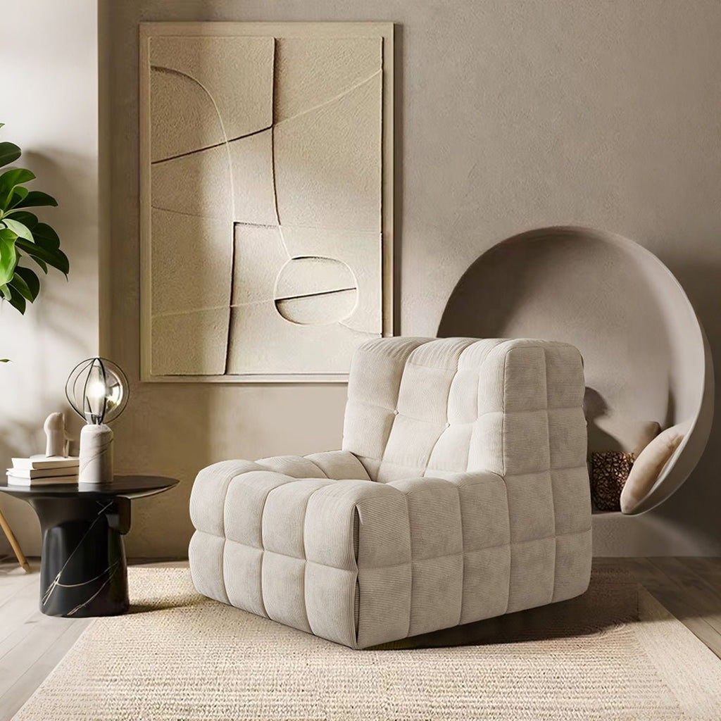 Arneson Single Seater Sofa, Armchair, Corduroy - Miola