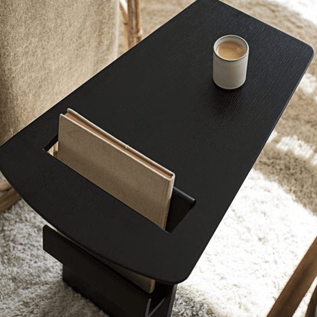 Pallas Side Table, With Magazine Rack - Miola