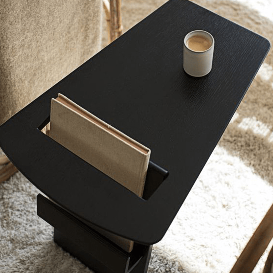 Pallas Side Table, With Magazine Rack - Miola