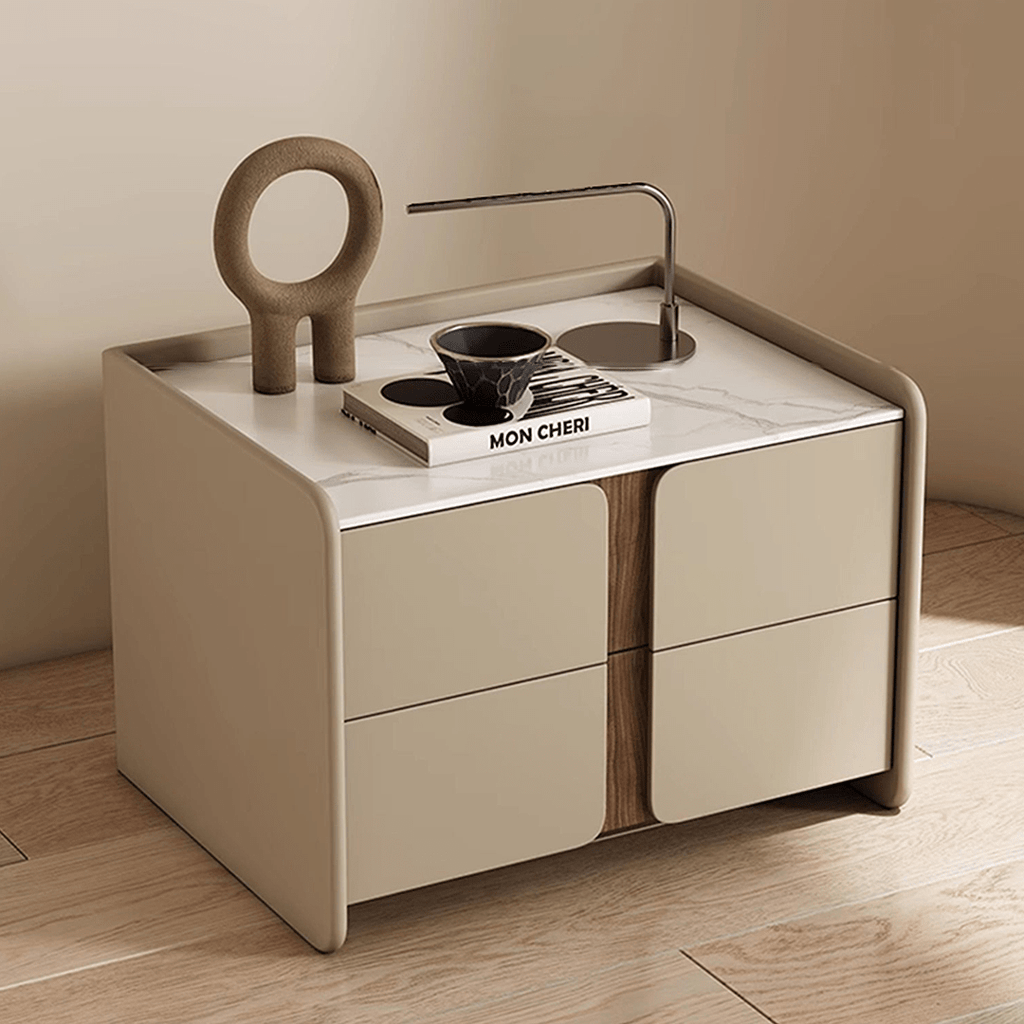 Noa Antique Bedside Table - Miola
