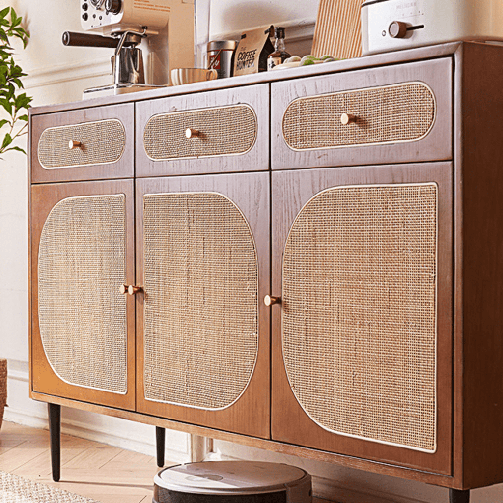 Antonio Long Sideboard, Solid Wood - Miola