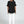 Load image into Gallery viewer, Frill Detail Short Sleeves Top In Black
