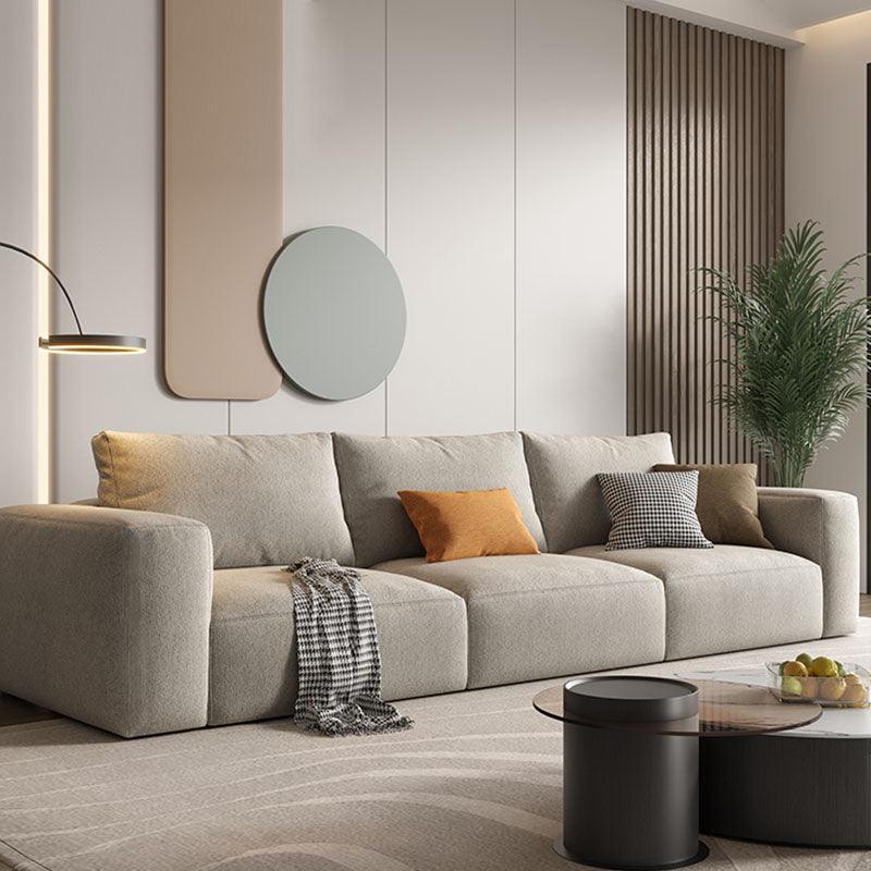 Lionel Three Seater Sofa, Linen - Miola