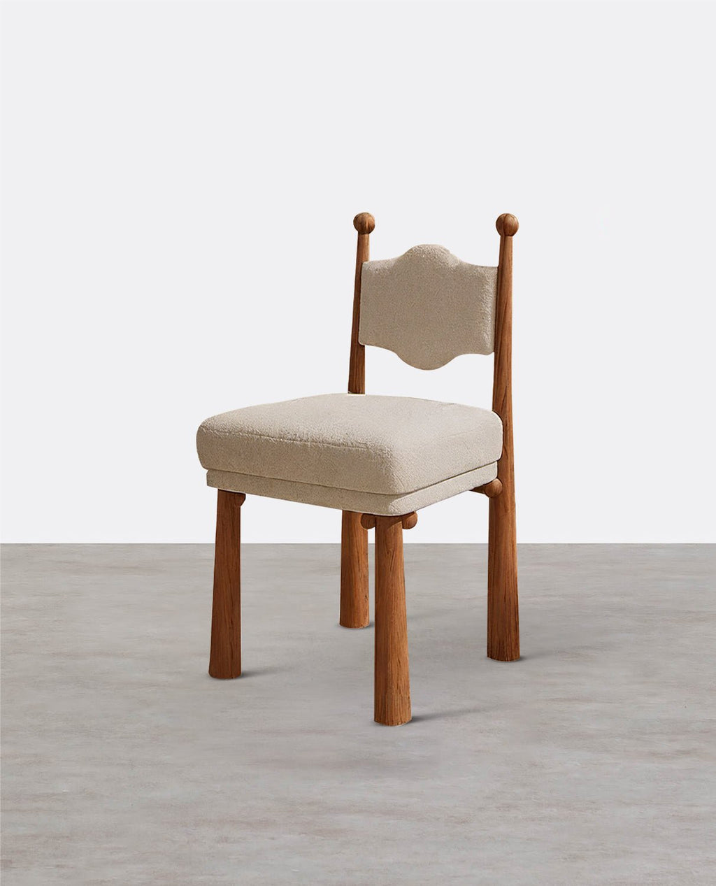 Tessa Dining Chair, Boucle - Miola