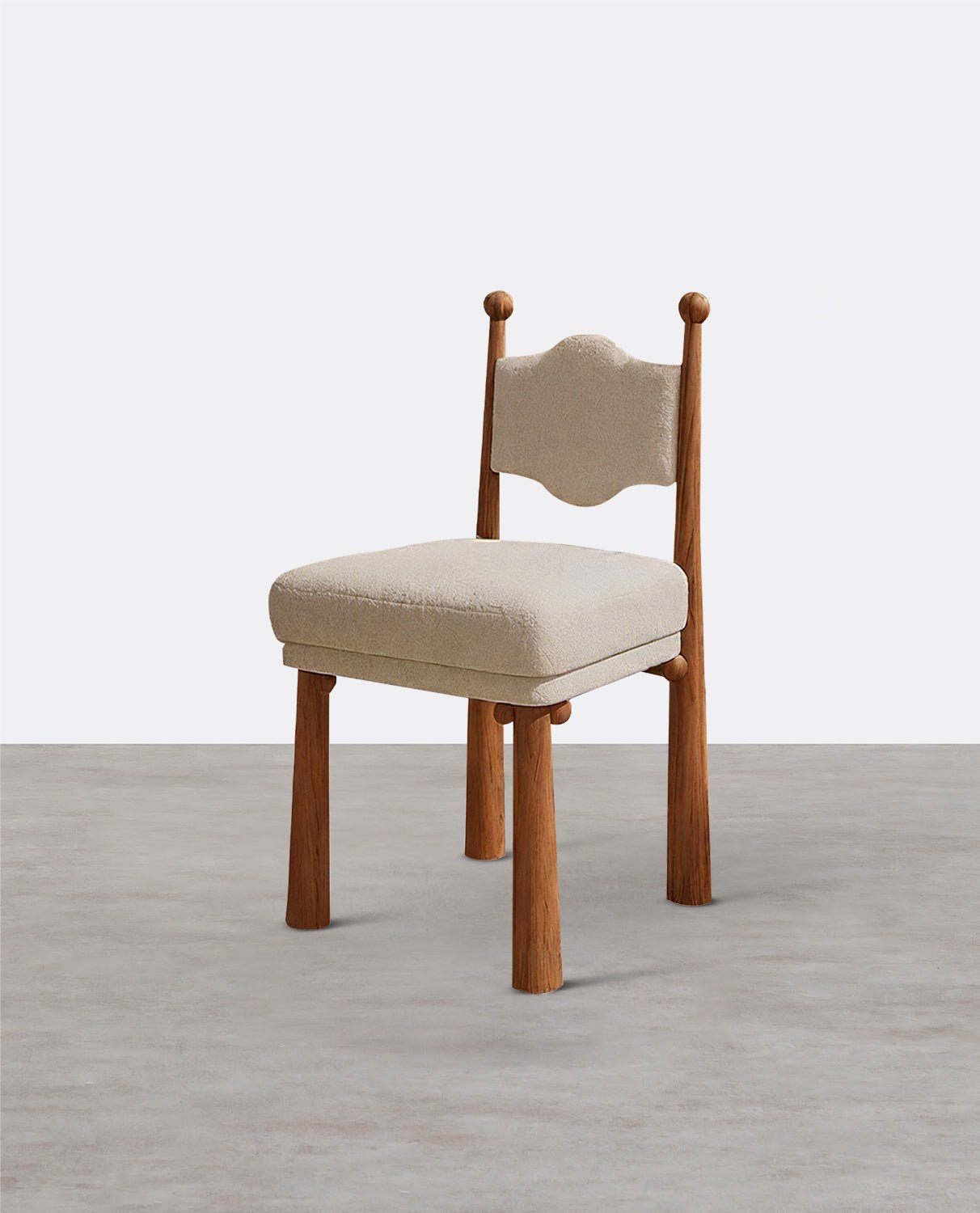 Tessa Dining Chair, Boucle - Miola