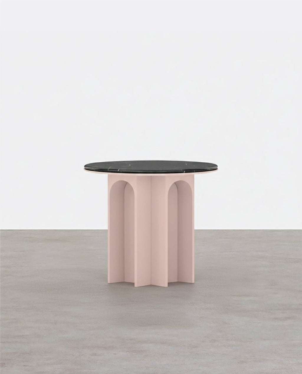 Vogue Roung Side Table, Pink - Miola