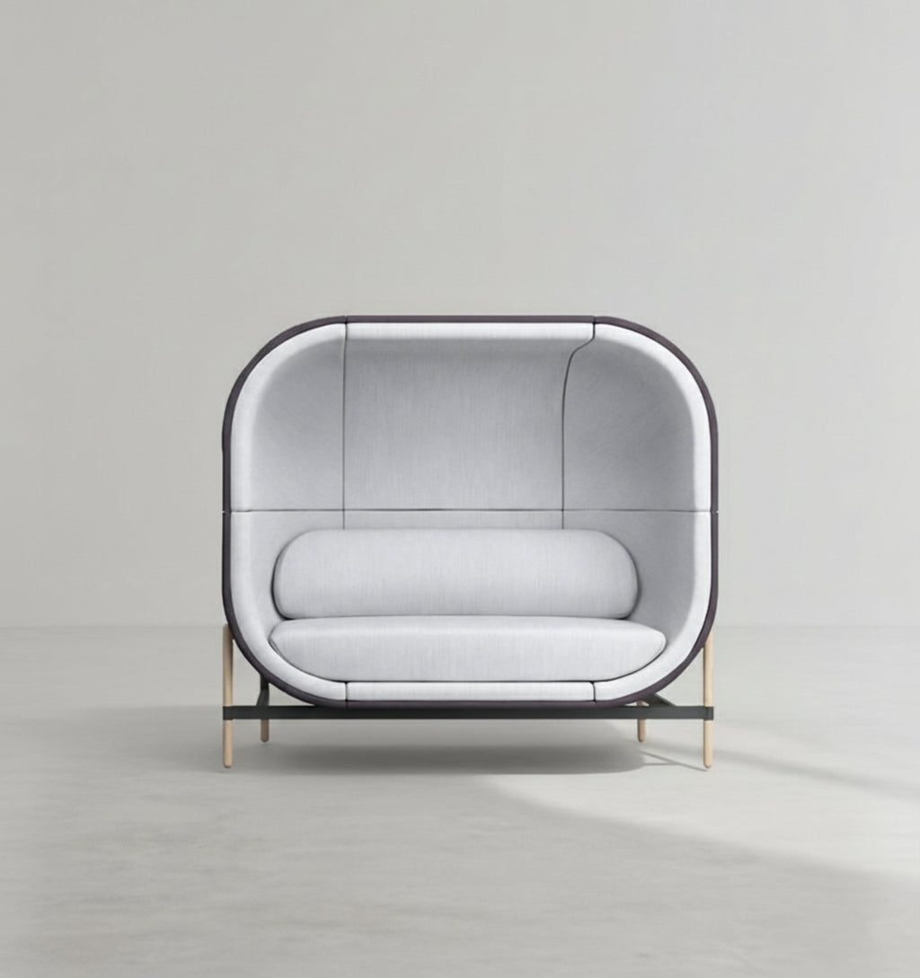 Space Egg Shape Two Seater Sofa, Single Seater - Miola