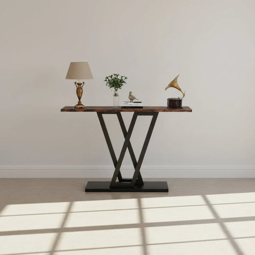 110cm Industrial Console Table for Entryway and Hallway