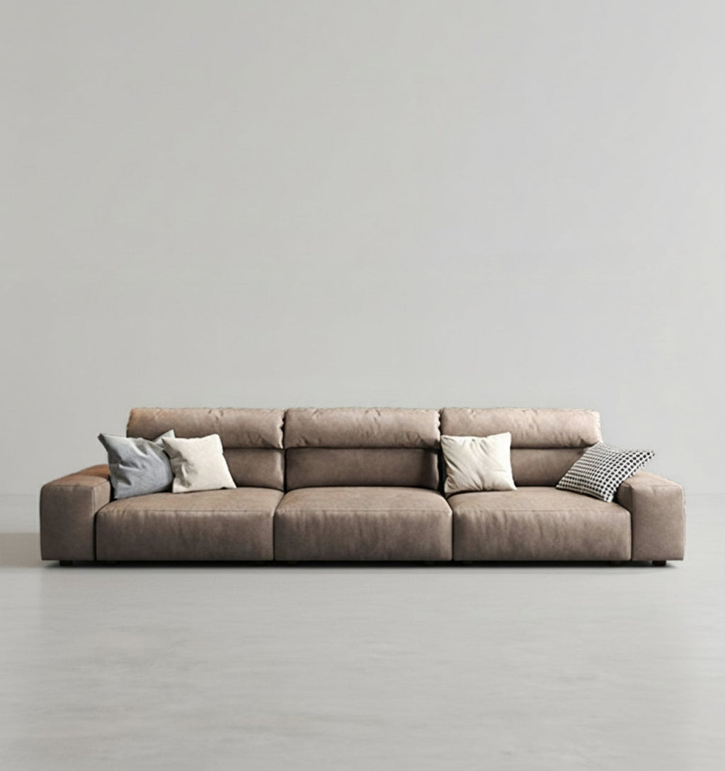 Montgomery Three Seater / Four Seater Corner Sofa, Leathaire - Miola