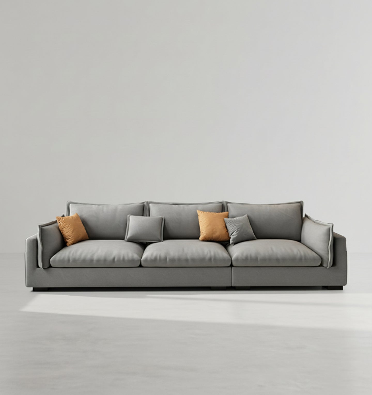 G918 Amos Three Seater Sofa Corner, Leathaire - Miola