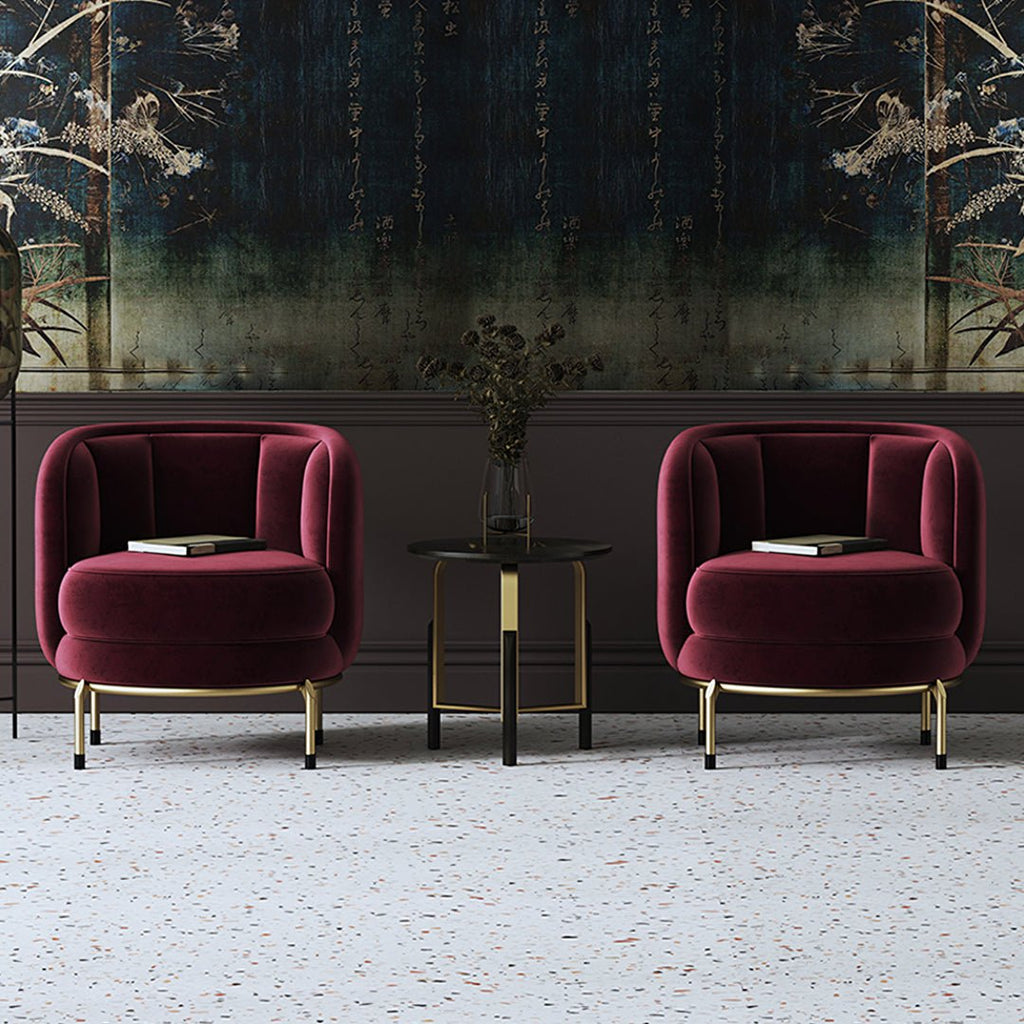 Carver Accent Lounge Chair, Purple - Miola