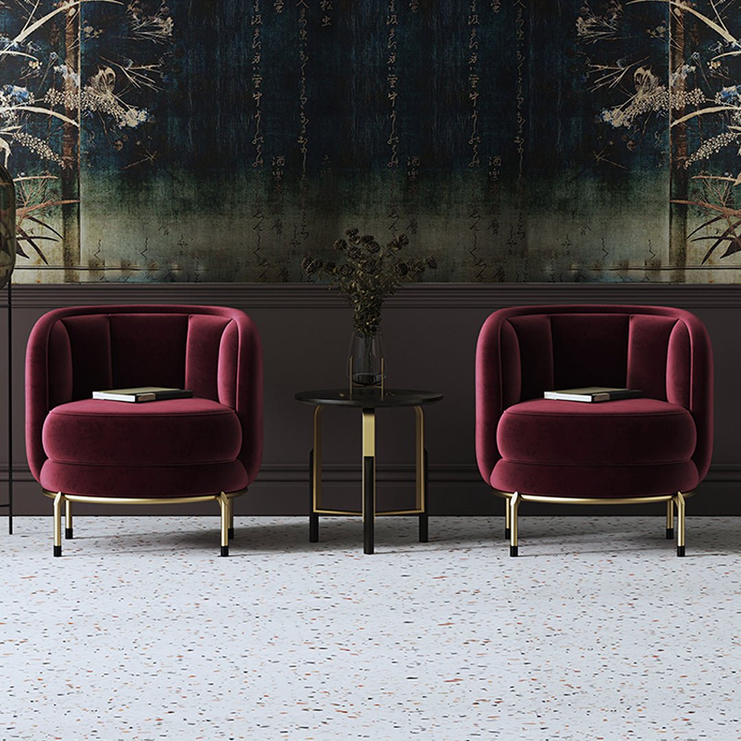 Carver Accent Lounge Chair, Purple - Miola