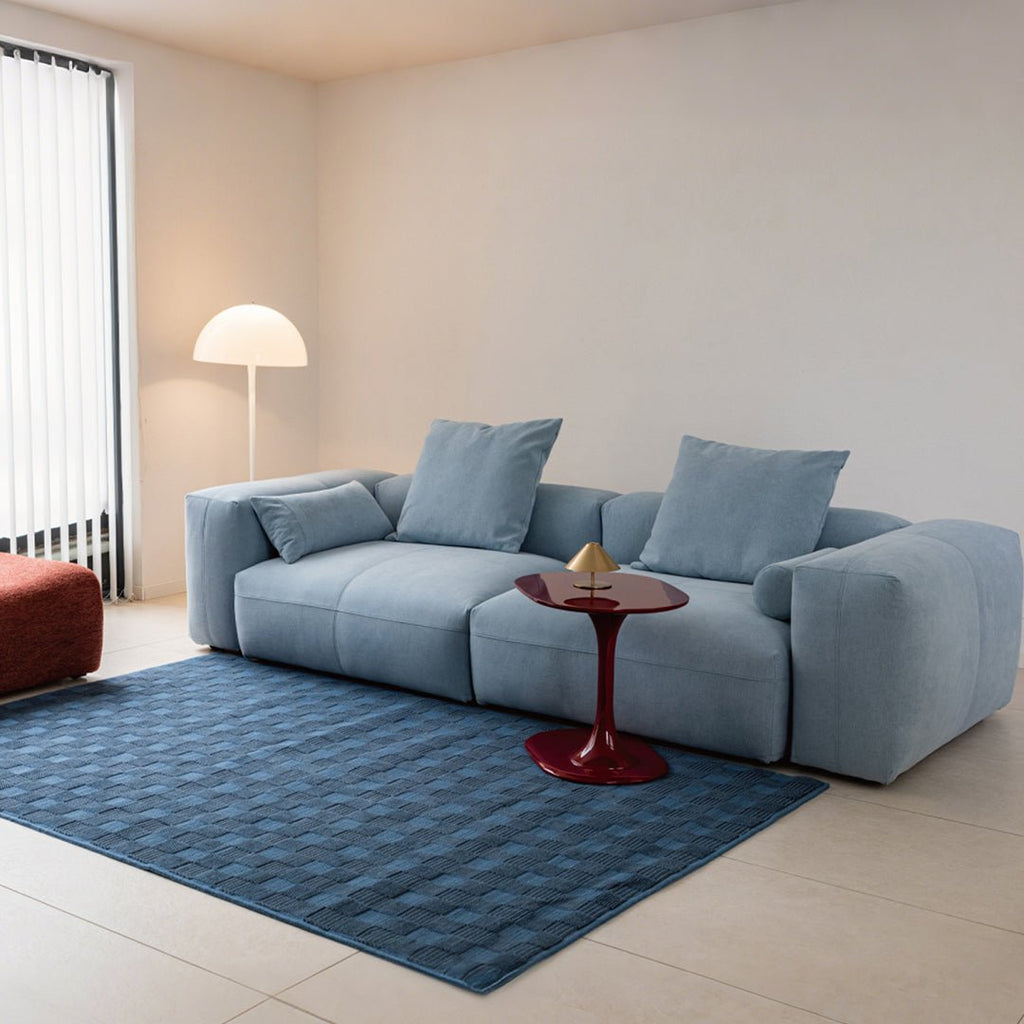 Gagnon Modular Sofa, Two Seater Sofa, Blue - Miola