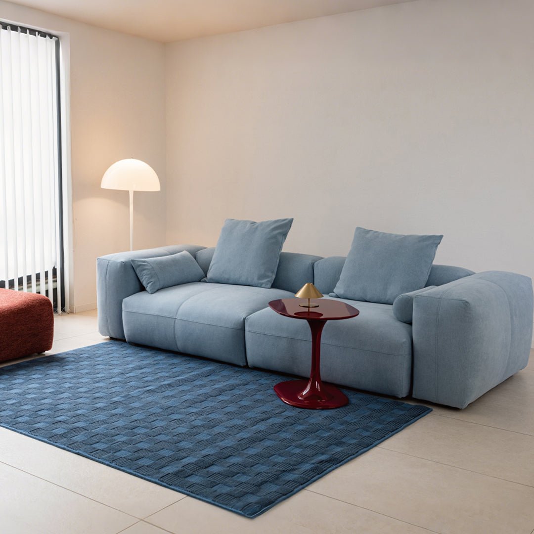 Gagnon Modular Sofa, Two Seater Sofa, Blue - Miola