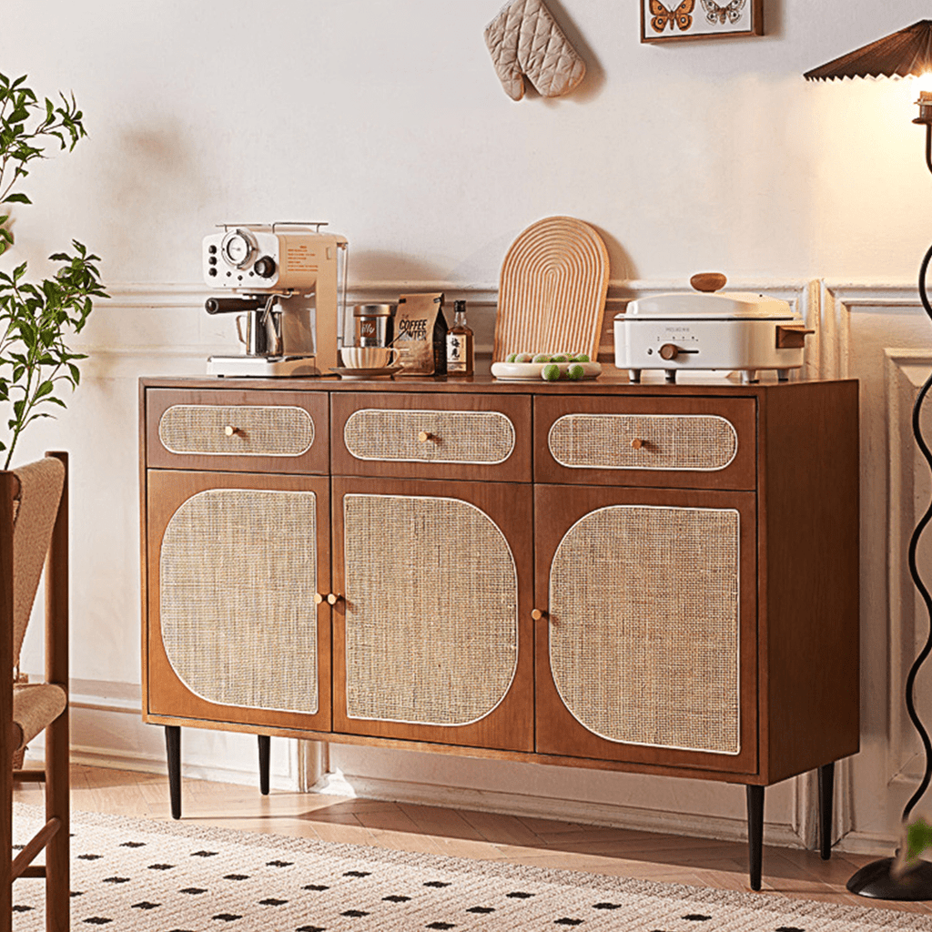 Antonio Long Sideboard, Solid Wood - Miola