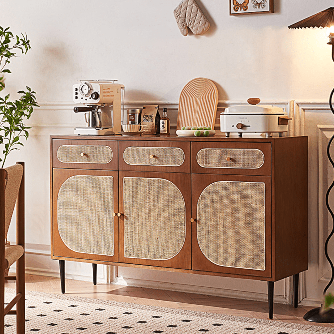 Antonio Long Sideboard, Solid Wood - Miola