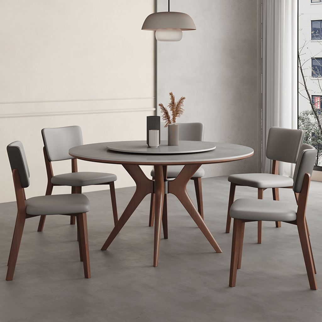 Leah Round Dining Table Set - Miola